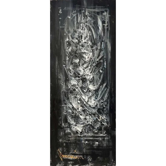 Shattered Silence Oil Painting