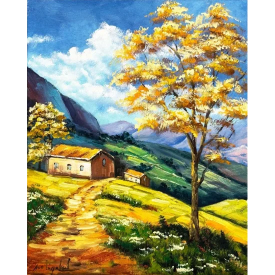 Patika Sonu Yağlı Boya Tablosu