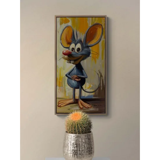 Peynir Avcısı Yağlı Boya Tablosu