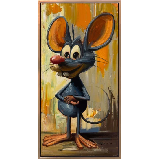 Peynir Avcısı Yağlı Boya Tablosu