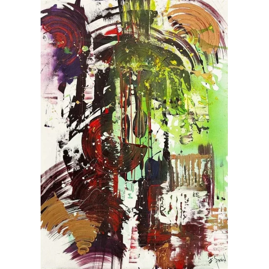 Renklerin Ardında Yağlı Boya Tablosu