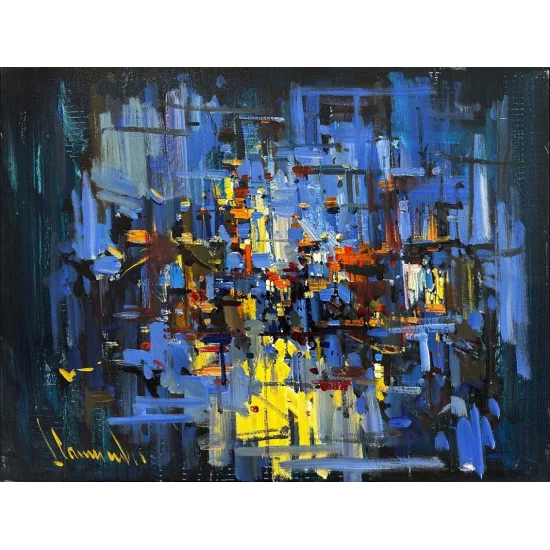 Storm of Colors Oil Painting