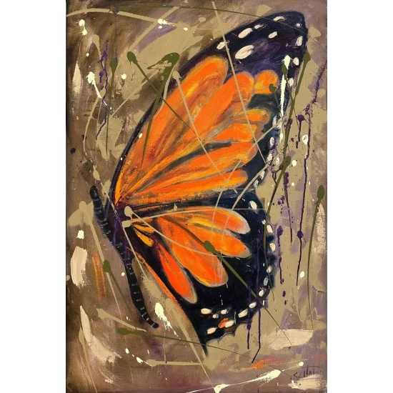 The Winged Dance of Colors Oil Painting