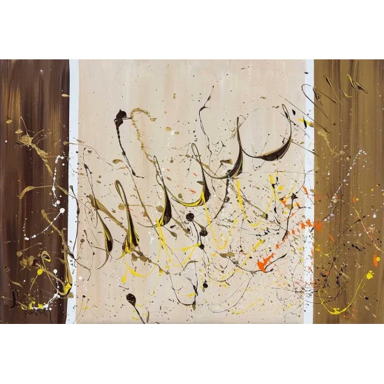 Renkli Görsel Serenat Yağlı Boya Tablosu