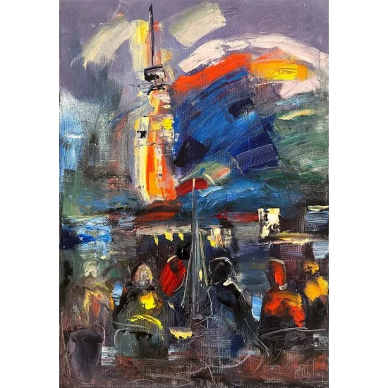 Colorful Dreams Oil Painting