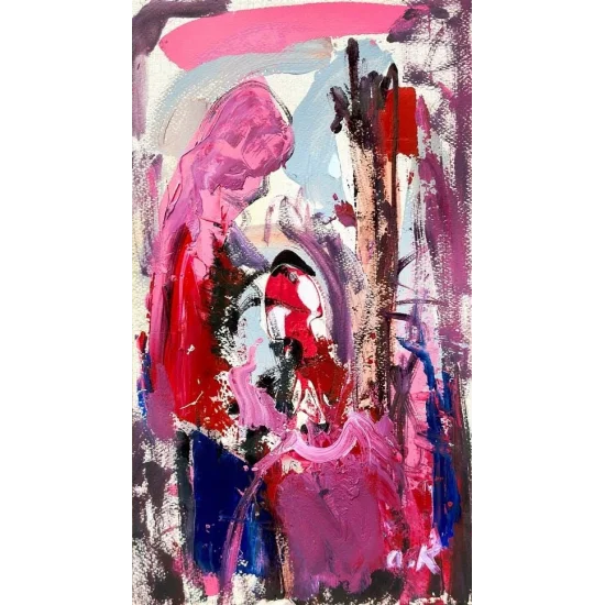 Colorful Love Oil Painting