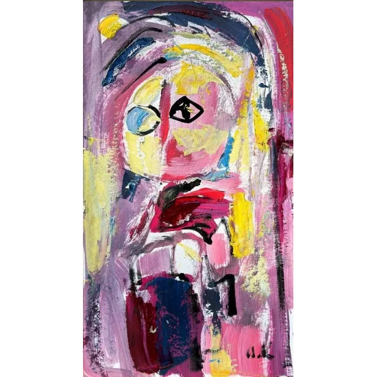 Renkli Yankı Yağlı Boya Tablosu