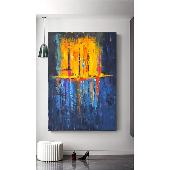 Colorful Sails Custom Order Abstract Oil Painting