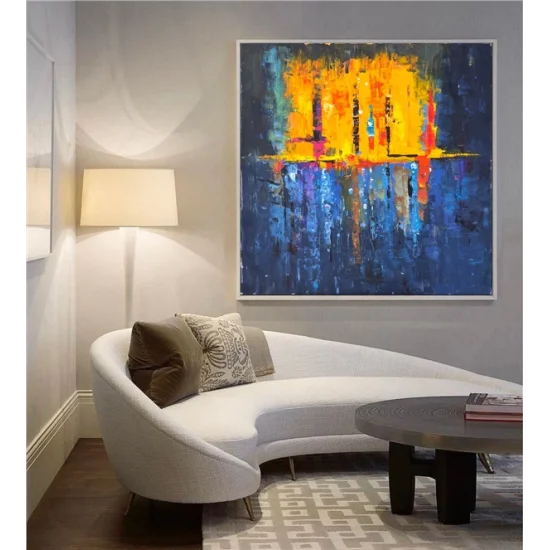 Colorful Sails Custom Order Abstract Oil Painting