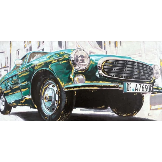 Retro Rüzgârı Yağlı Boya Tablosu