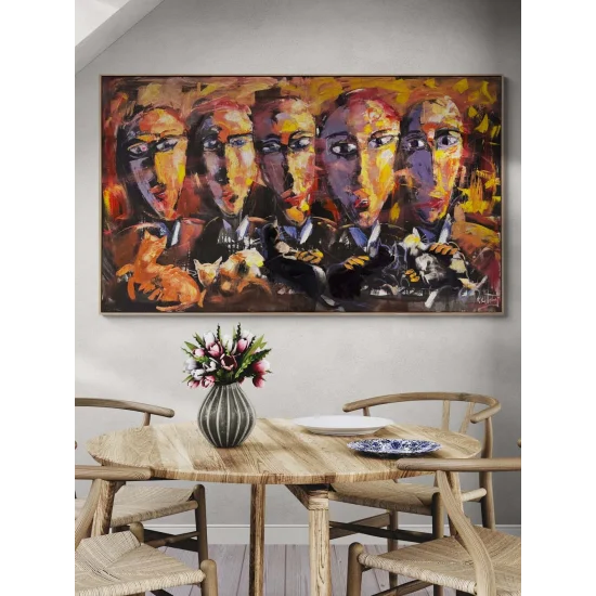 Ruhun Tınısı Yağlı Boya Tablosu