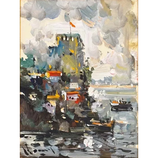 Rumeli Hisarı Yağlı Boya Tablosu