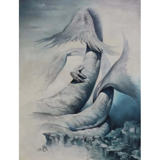 Rüyada Gerçeklik Yağlı Boya Tablosu