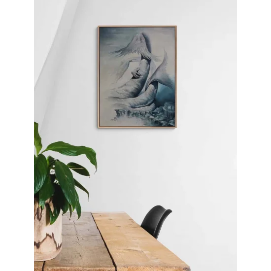 Dream Reality Oil Painting | Simurg Art Gallery