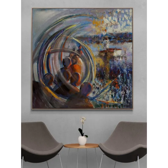 Rüyalarda Kız Kulesi Yağlı Boya Tablosu