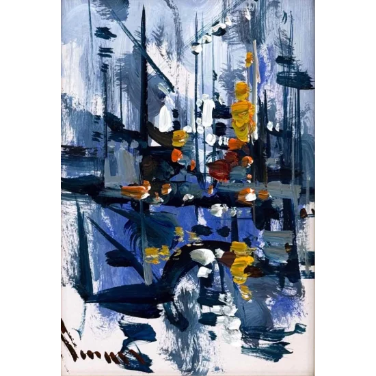 Rüzgarın İzleri Yağlı Boya Tablosu