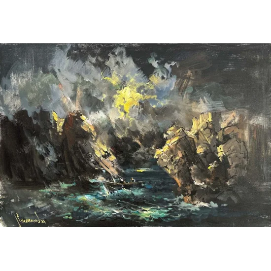 The Story of the Wind and the Sea Oil Painting