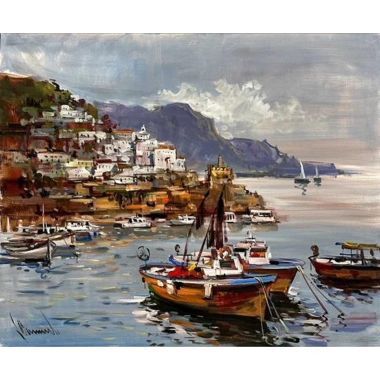 Sacramento Balıkçıları Yağlı Boya Tablosu