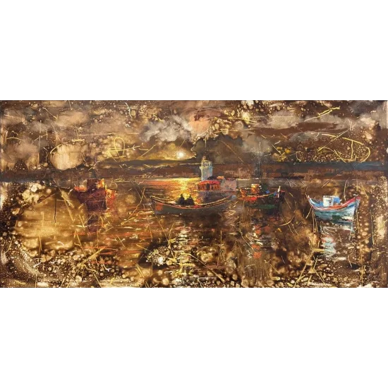 Fishermen Oil Painting