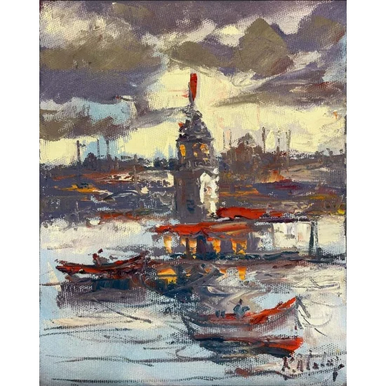 Autumn in Salacak Oil Painting