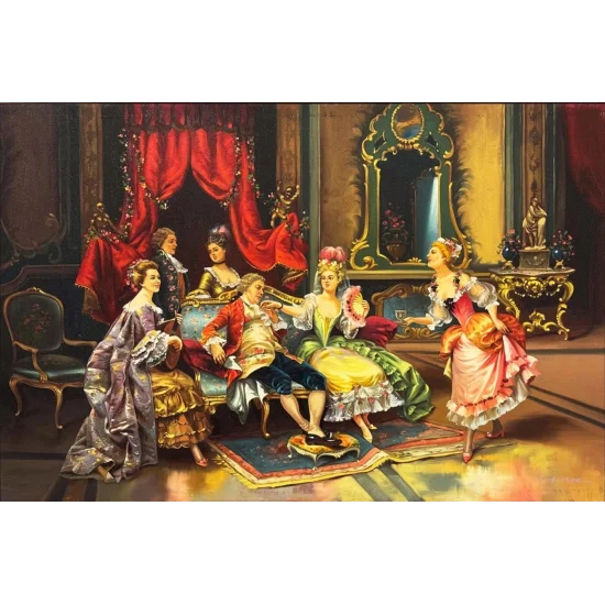 Whispers of the Palace Oil Painting