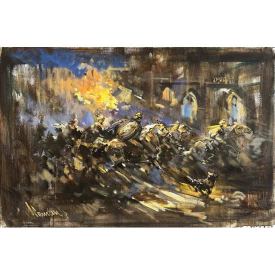 The Spirit of War Oil Painting