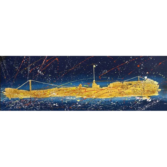 Fascinating City Oil Painting