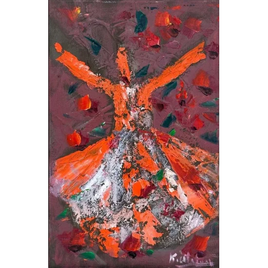 Semada Ateşle Dönüş Yağlı Boya Tablosu