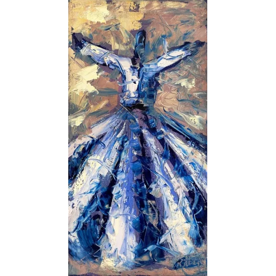 Journey to the Light in the Whirl Oil Painting