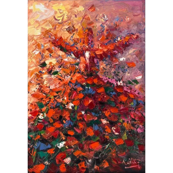 Semâzen-i Aşk Yağlı Boya Tablosu