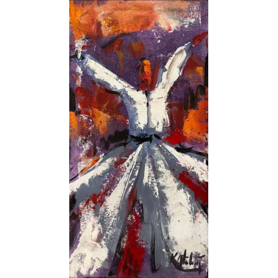 Freedom of the Whirling Dervish Oil Painting