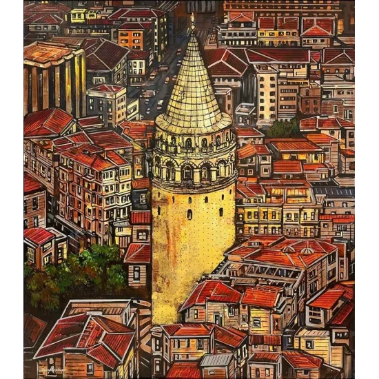 District Galata Oil Paintings