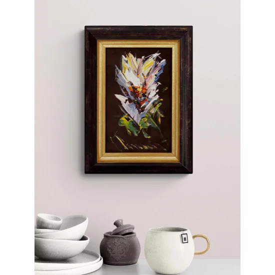 Serbest Buket Yağlı Boya Tablosu