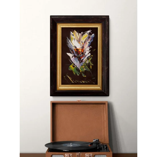 Serbest Buket Yağlı Boya Tablosu