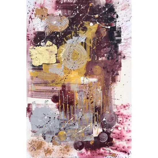 Silent Unfolding Oil Painting