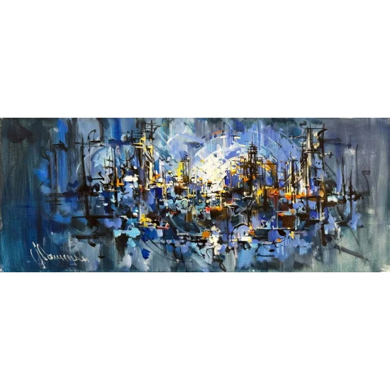 Sessiz Derinlik Yağlı Boya Tablosu