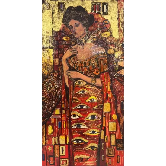 Sessiz Gözler Yağlı Boya Tablosu