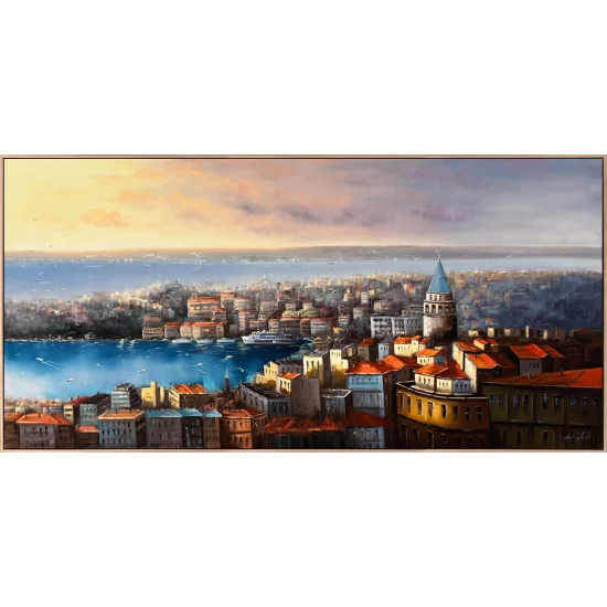 Sessiz Haliç Yağlı Boya Tablosu
