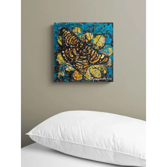 Sessiz Kelebek Yağlı Boya Tablosu