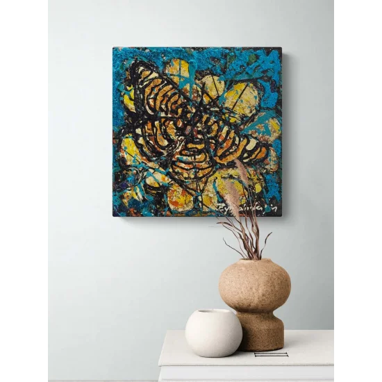 Sessiz Kelebek Yağlı Boya Tablosu