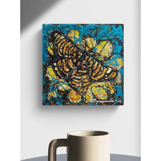 Sessiz Kelebek Yağlı Boya Tablosu