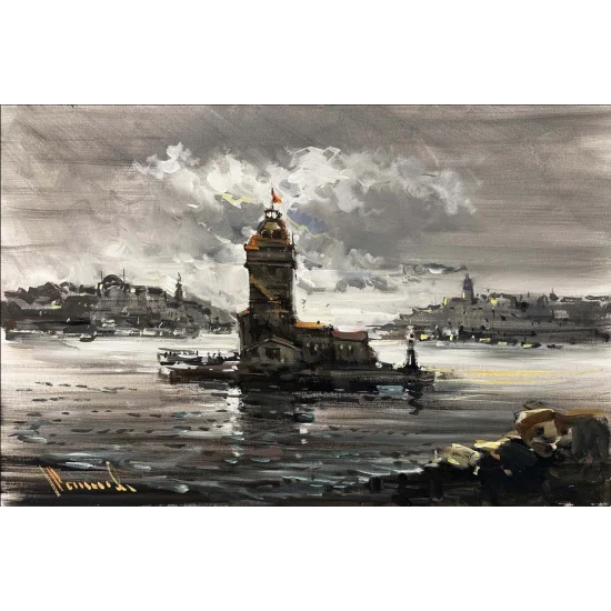 Silent Maiden’s Tower Oil Painting