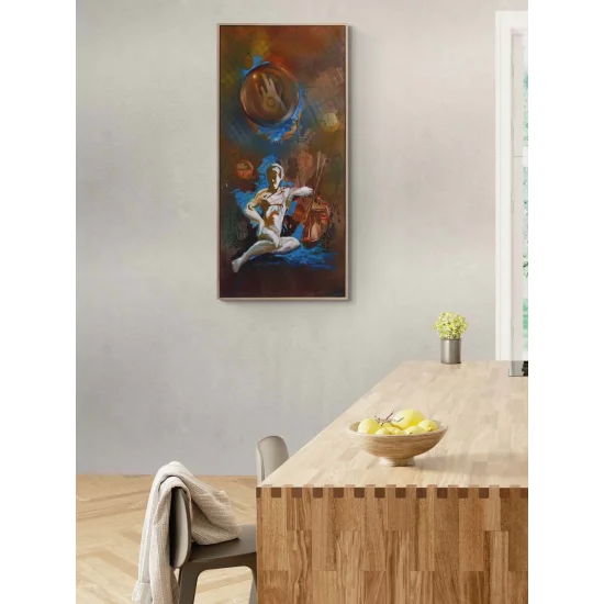 Sessiz Konser Yağlı Boya Tablosu