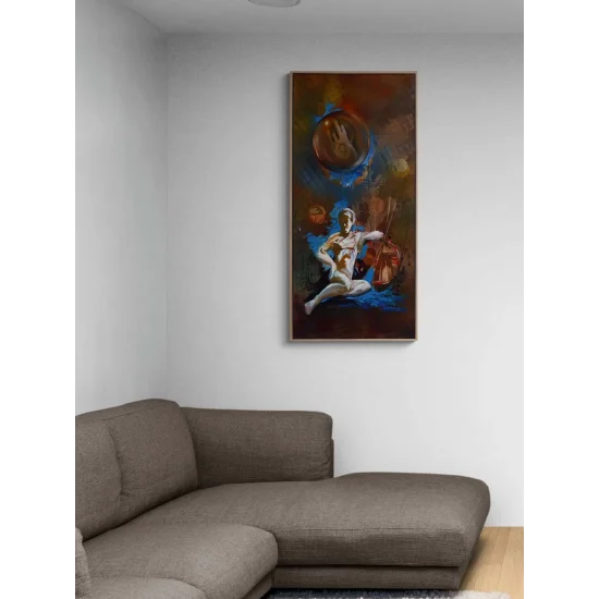 Sessiz Konser Yağlı Boya Tablosu