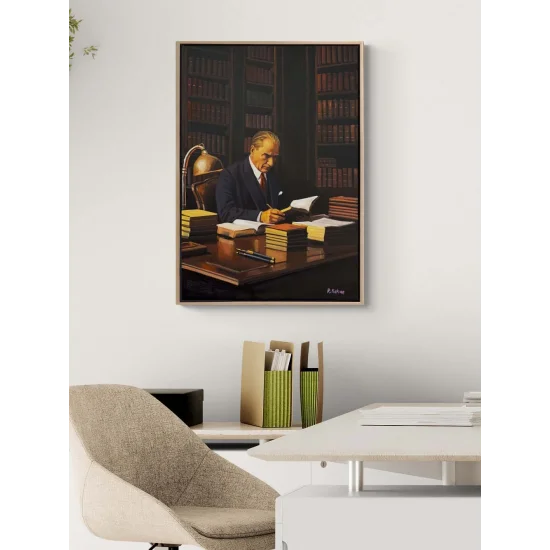 Sessiz Liderlik Yağlı Boya Tablosu