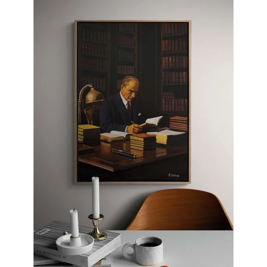 Sessiz Liderlik Yağlı Boya Tablosu