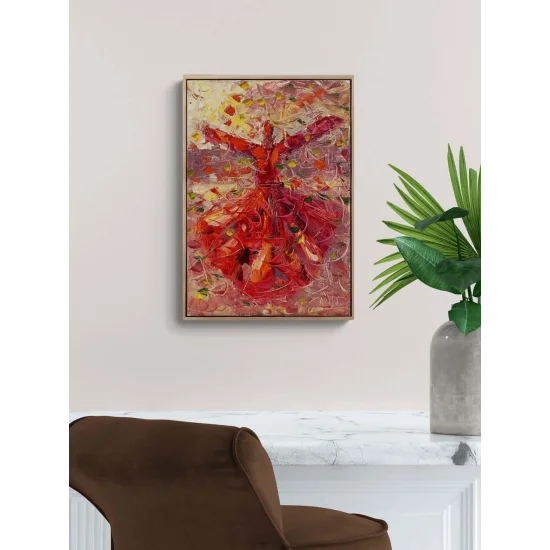 Sessiz Zikir Semazen Yağlı Boya Tablosu