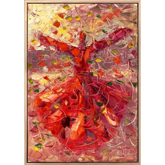 Sessiz Zikir Semazen Yağlı Boya Tablosu