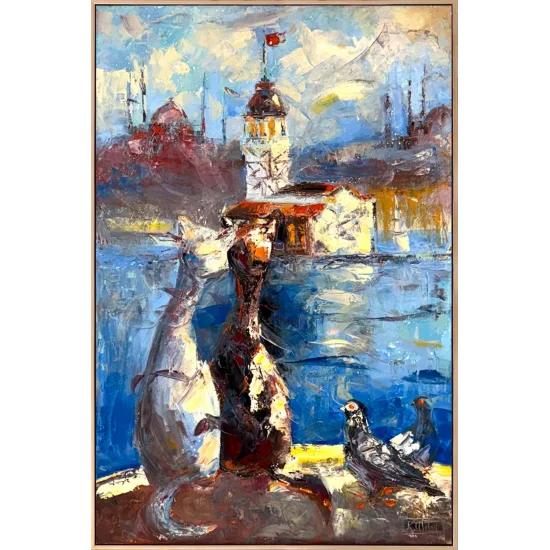 Dear Cats Oil Painting