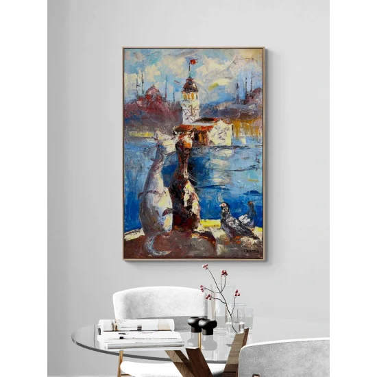 Dear Cats Oil Painting